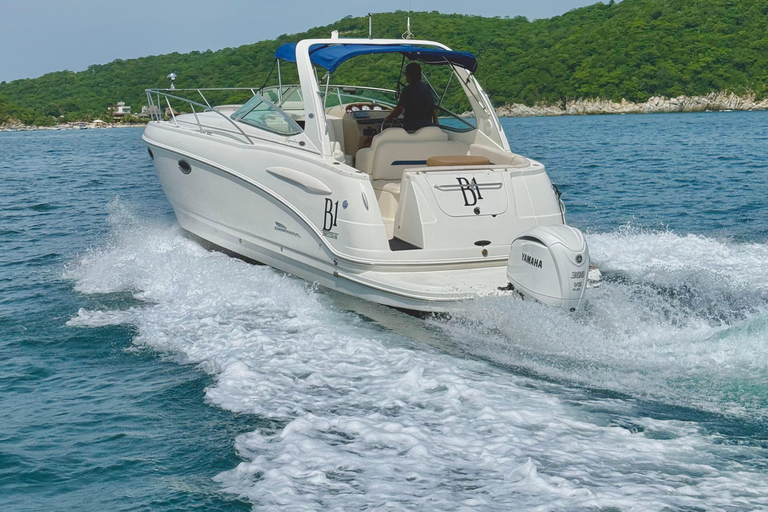 Huatulco: Sunset Yacht Cruise with drinks Huatulco: Sunrise Yacht Cruise with drinks