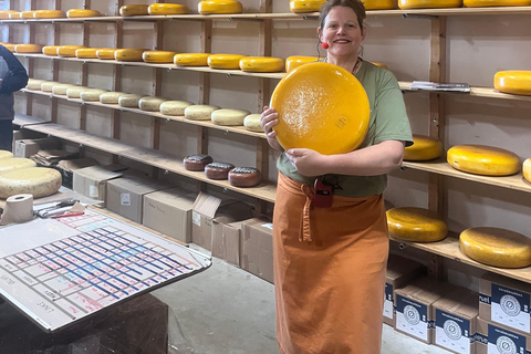 Rotterdam : Kinderdijk, site classé au patrimoine mondial de l&#039;UNESCO, expérience à la ferme fromagère