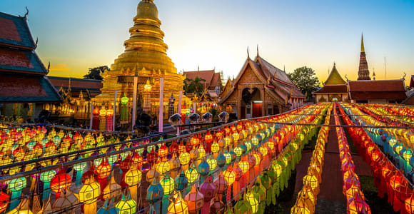 Von Chiang Mai aus: Lamphun und Lampang Temples Tour
