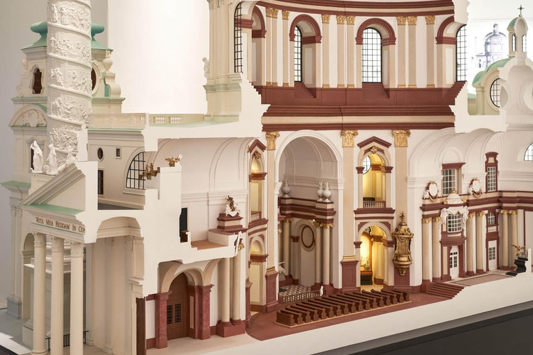 Wenen: Karlskirche toegangsbewijs met panoramaterras