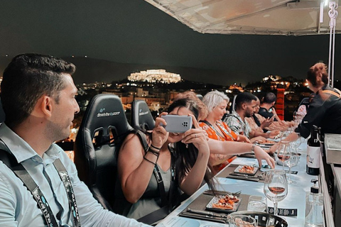 Atene: Dinner in the Sky ExperienceCena al chiaro di stelle