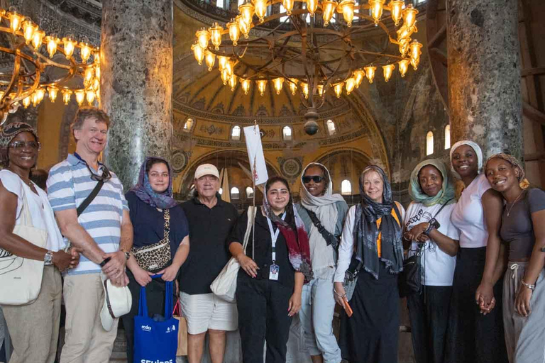 Tour della Basilica di Santa Sofia e della Moschea Blu + Basilica Cisterna opzionaleHagia Sophia, Moschea Blu + Cisterna Basilica e tutti i biglietti