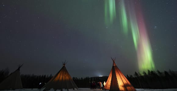 Rovaniemi: Lappland Nordlichter Tour mit BBQ