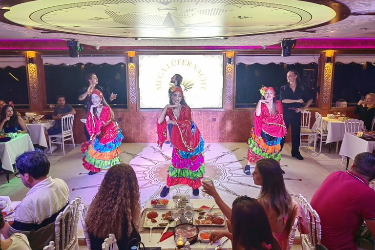 Istanbul: Bosphorus Dinner Cruise with Live Entertainment Bosphorus Dinner Cruise, Soft Drink w/ Transfer