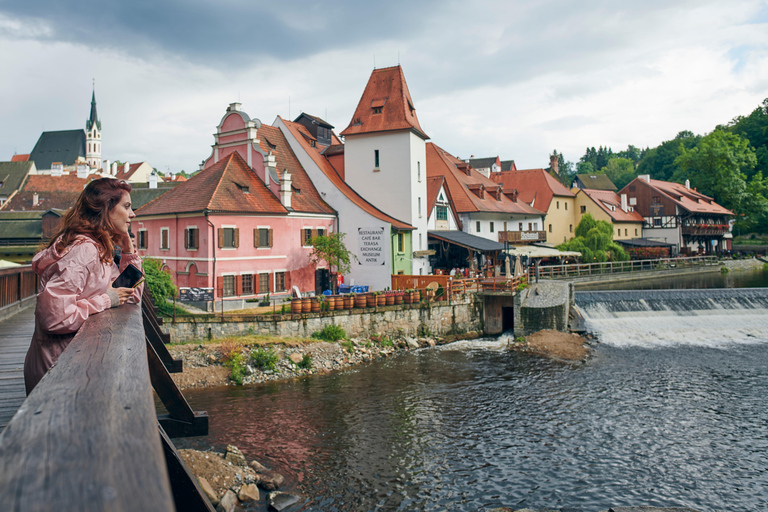 From Prague: Excursion to Český Krumlov and Hluboká Castle From Prague: Český Krumlov and Hluboká Castle Excursion