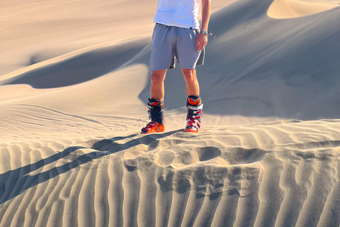 From Huacachina or Ica : Sandski and professional Sandboard on the dunes