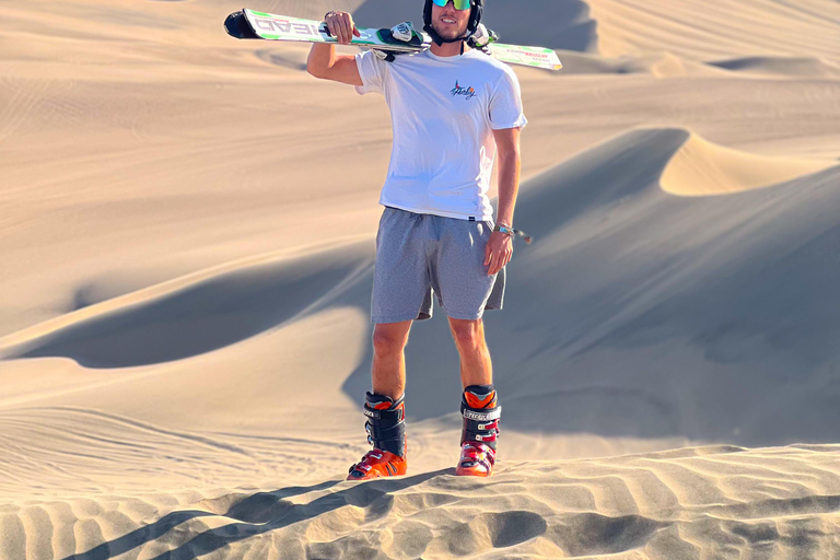 From Huacachina or Ica : Sandski and professional Sandboard on the dunes