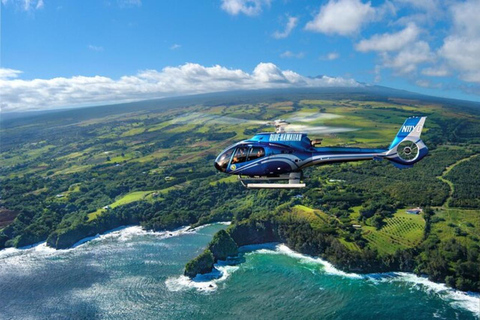 Hilo : tour en hélicoptère au-dessus des volcans et des chutes d&#039;eau