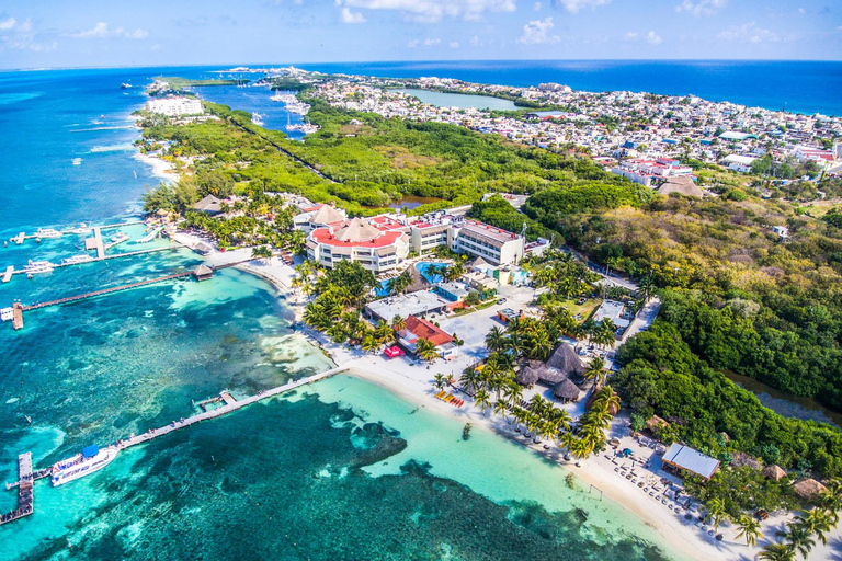 Cancun: Passeio de carrinho de golfe na Isla Mujeres, open bar e almoço