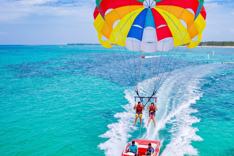 Punta Cana Parasailing Adventure: Panoramic Flight over the Caribbean Punta Cana Parasailing Adventure: Panoramic Flight over the Caribbean