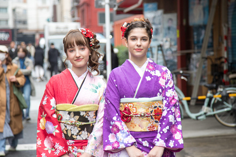 Tóquio: Experiência de aluguel de quimono tradicionalPlano padrão de quimono/Yukata