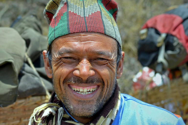 Gepäckträger für Langtang-TrekLangtang-Träger