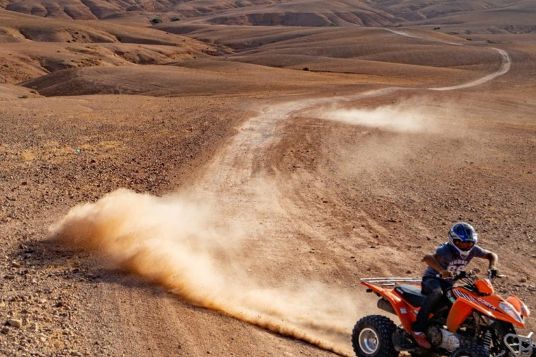 Marrakech: Agafay Desert Quad Bike with Lunch and Pool