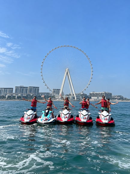 Dubai: tour in moto d'acqua con vista sull'Atlantis Hotel e sul Burj al Arab