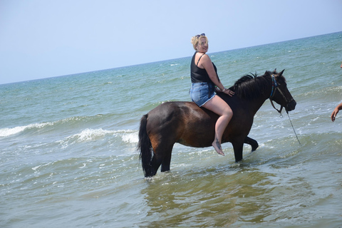 Pamucak: Horseback Riding Tour with Beach Swim