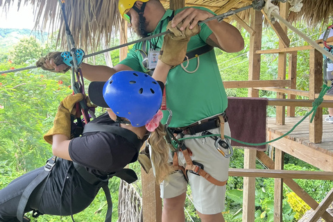 Punta Cana: Zip Line, Monkeyland, & Coconut House Tour
