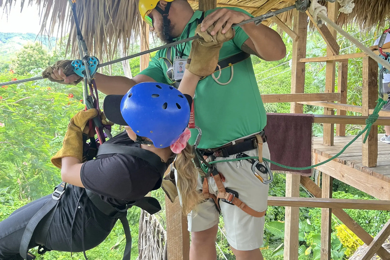 Punta Cana: Zip Line, Monkeyland, & Coconut House Tour