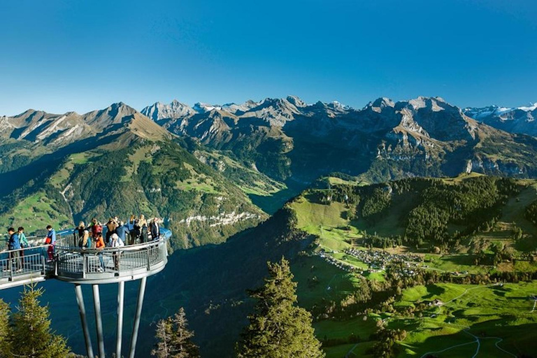 3 Mountains in 1 Day by Train, Cable Cars, Funiculars & Boat Excluding Train Tickets