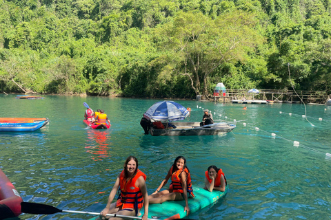 Phong Nha: Zipline Dark Cave & Paradise Cave Exploration Option 4: Full Adventure Experience - Drop-off in Hue