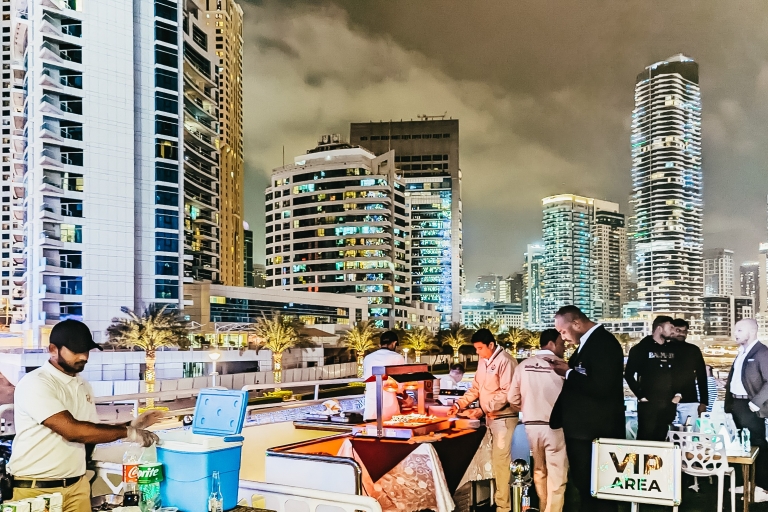 Dubai: 2-Hour Mega Yacht Tour with Buffet Dinner Dubai: 3-Hour Mega Yacht Tour with Buffet Dinner