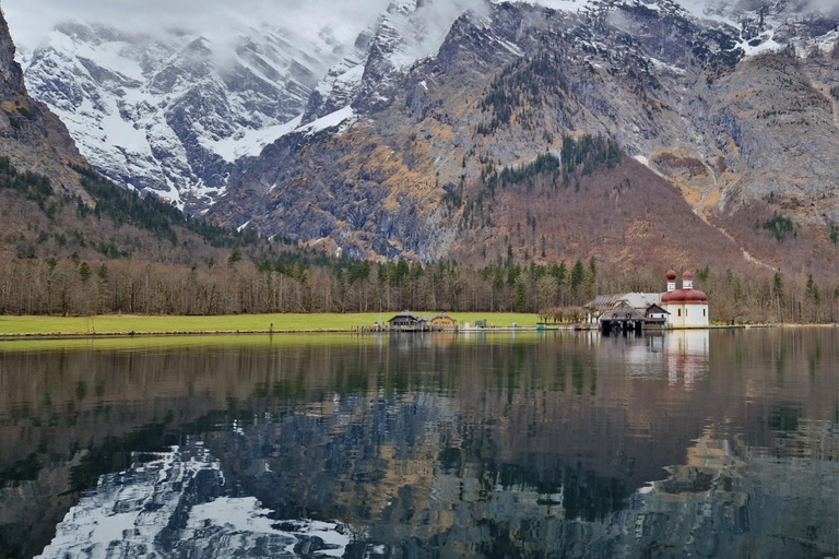 De Munique: Viagem de 1 dia ao Königssee com passeio de barco e mina de sal