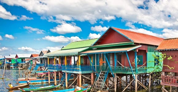 Kompong Phluk Floating village & Mangrove forest Cruise