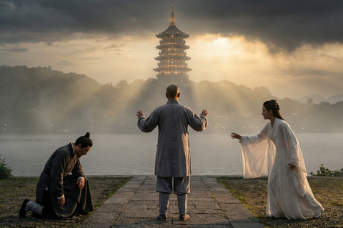 Hangzhou: Leifeng Pagoda Buddhism History Guided Tour