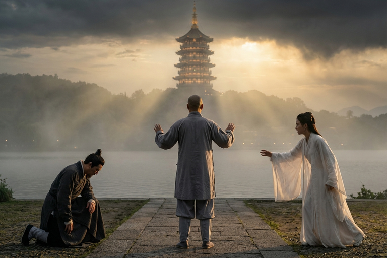 Hangzhou: Leifeng Pagoda Buddhism History Guided Tour