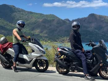 Natttur med motorsykkel i Manila