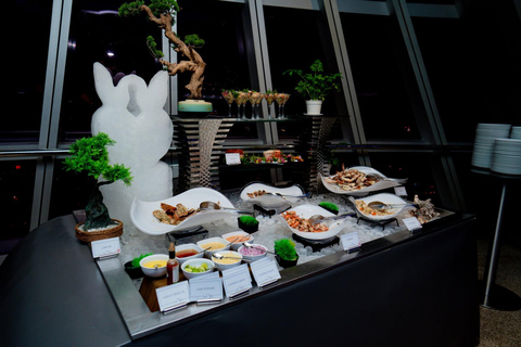 Colombo: Lotus Tower 360° Revolving Buffet & Tuk-Tuk Safari Meet at Lotus Tower Entrance: Restaurant Lunch/Dinner Buffet