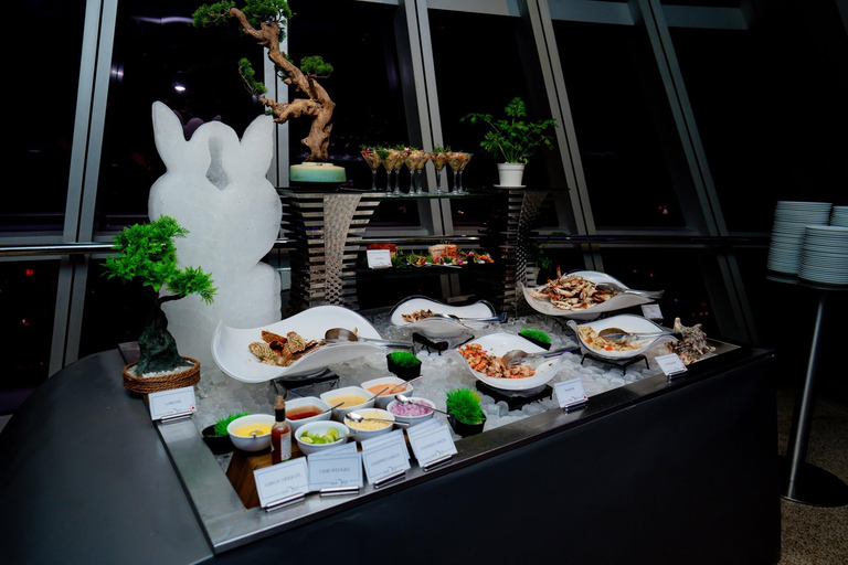 Colombo: Lotus Tower 360° Revolving Buffet & Tuk-Tuk Safari Meet at Lotus Tower Entrance: Restaurant Lunch/Dinner Buffet