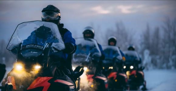 Levi: 2-Hour Snowmobile Safari Through Arctic Wilderness