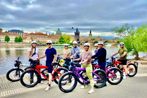 Praga: Grand City Tour em uma Fat e-Bike