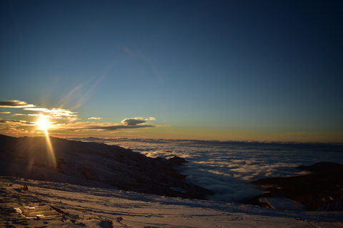 Solnedgång i Sierra Nevada på 2 500 meters höjdSolnedgång i Sierra Nevada på 2.500 meters höjd