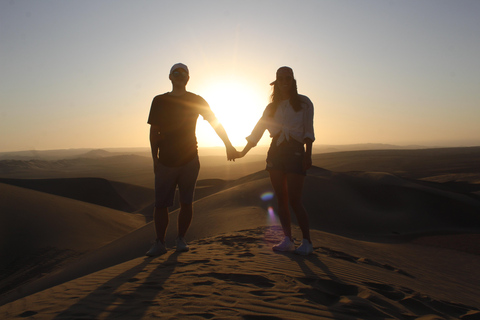 Huacachina : Dîner, Barbecue et Pique-nique avec Dune Buggy et Sandboard