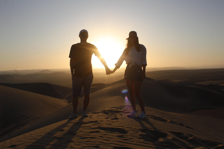 Huacachina : Dîner, Barbecue et Pique-nique avec Dune Buggy et Sandboard