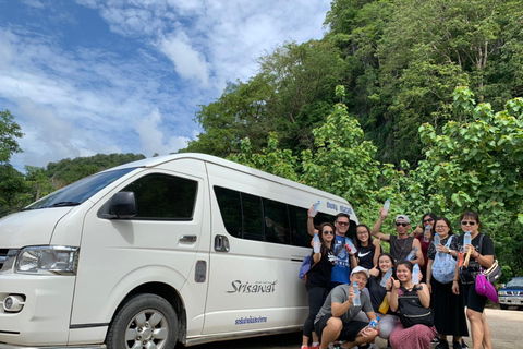 Krabi: Grotta della Tigre, sorgenti termali e tour della giungla della piscina di smeraldoKrabi: tour nella giungla della Grotta della Tigre, delle sorgenti termali e della Piscina