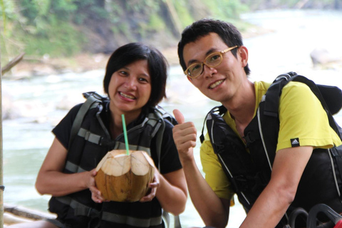 Rafting em águas brancas em Yogyakarta e passeio de jipe pelo vulcão Merapi