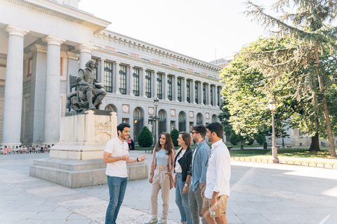 Vanuit Barcelona: Dagtrip Madrid met bezoek aan het Prado MuseumTour in het Engels