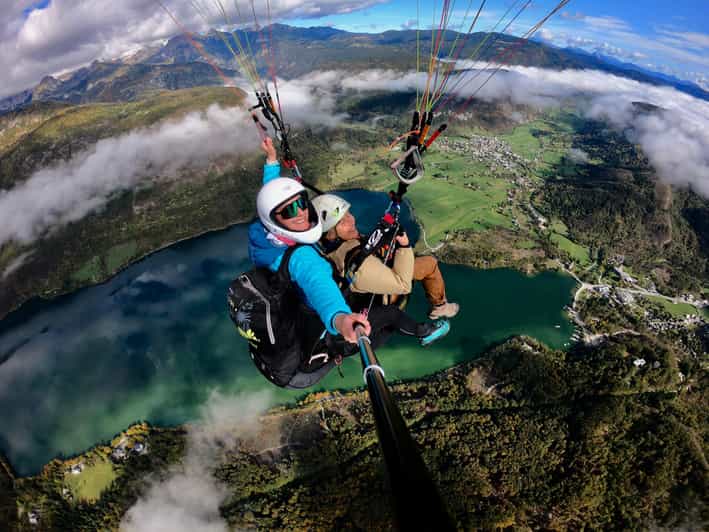 Bohinj: Tandem Paragliding Experience with Gondola Ride
