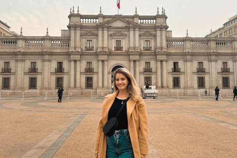 Santiago: Walking Tour with Bilingual Guide