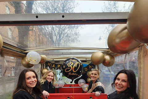 Gdansk: Top PartyBus by Night in BuggyBus &amp; inclusief alcohol