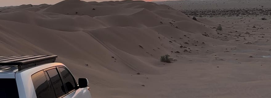 Safari de luxe en 4x4 au coucher du soleil dans le désert de Salalah