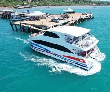 Koh Kood: Buss- og katamarantransport fra Pattaya