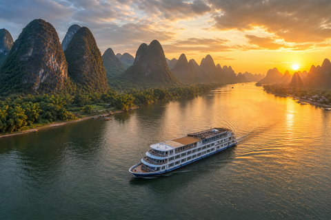 Guilin: Li River Cruise to Yangshuo | 3-5 Star Options From Guilin to Yangshuo: Luxury 5-Star Li River Cruise