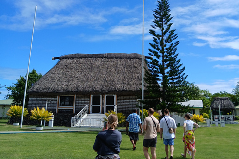NADI: Fijian Heritage Village Tour & Hotspring and Mudpool Vuda Marina & Resorts Entry & Transfer
