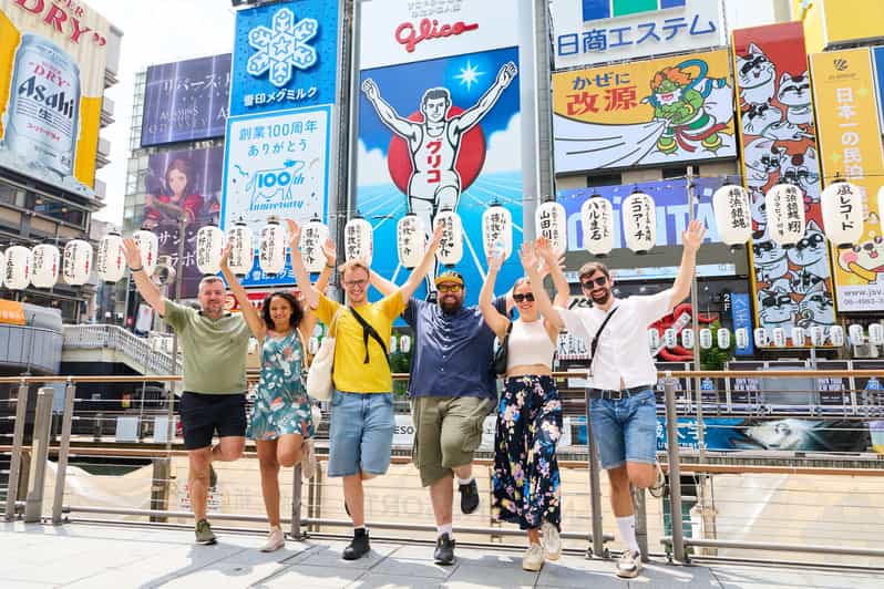 Osaka: wycieczka piesza – Dotonbori, rynek Kuromon i street food