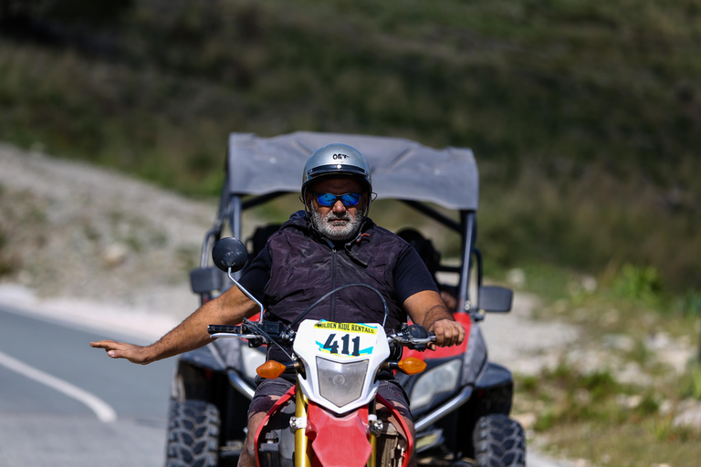 From Paphos: Coral Bay and Lara bay Guided Quad & Buggy Tour 3-Hour Buggy Tour to Lara Bay (3-Seat Buggy)