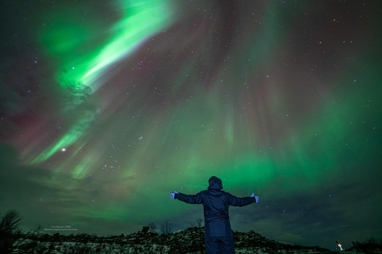 Tromsø:Northern Lights Tour with Photo and Suits.Local Guide Tromsø: Northern Lights Tour with Photos and Warm Suits