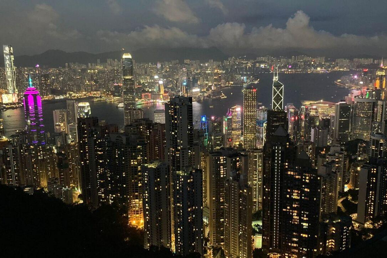 Hong Kong: Night Walking Tour, Tram Ride, & Victoria Peak
